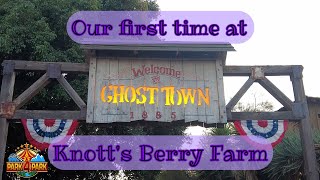 Our first time at Knotts Berry Farm Ghost Town Alive and using their Dining Pass [upl. by Alage]