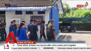 Singapore condemns attack on Johor police station [upl. by Neslund]