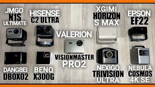 GAME CHANGING 4K Laser Projectors 2024 Valerion Nexigo XGIMI Hisense JMGO Epson Nebula BENQ [upl. by Weider]