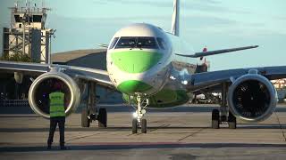 Embraer E195E2 Binter Canarias ECNFA preparación y despegue pista 22 San Sebastián [upl. by Naomi]