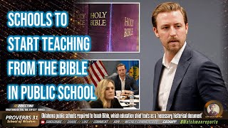 Public schools now required to teach Bible as a ‘necessary historical document’ in Oklahoma [upl. by Jerrylee]