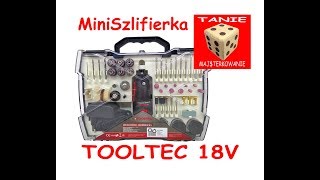 Mini szlifierka TOOLTEC 18V z Netto 2018 [upl. by Salis]