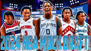 CHBS 2024 NBA MOCK DRAFT TOP 10 PICKS [upl. by Tybie79]