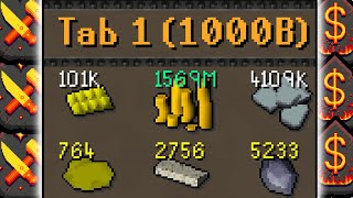 My Runescape Bank Value is Now 1 Trillion Leagues 4 [upl. by Kralc931]