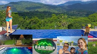 DAY amp NIGHT TOUR AT CASA CECILIA FARM and LEISURE RESORT  Super Amazing view  Camping Vlog [upl. by Azral]