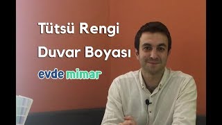 Tütsü Rengi Duvar Boyası ÖrnekleriBoya Renk Önerisi [upl. by Hizar]