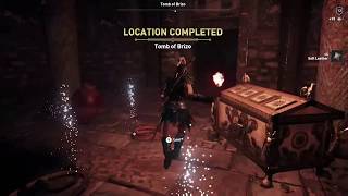 Assassins Creed Odyssey Ancient Stele  Tomb of Brizo [upl. by Eirrek]