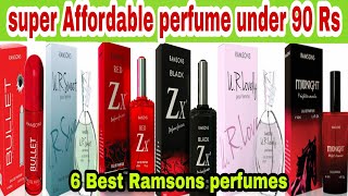 6 super Affordable Ramsons perfume under 90 only  small town kuddi [upl. by Netsruk]