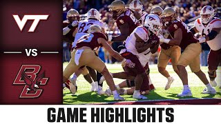 Virginia Tech vs Boston College Game Highlights  2023 ACC Football [upl. by Schlicher]