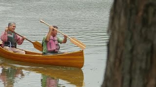 Build A Wooden Canoe By Hand [upl. by Tterraj]