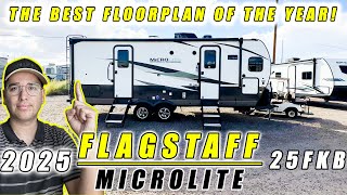 2025 FLAGSTAFF MICROLITE 25FKB THIS COUPLES TRAVEL TRAILER DESERVES AN AWARD ITS PERFECT MUST SEE [upl. by Worthington851]