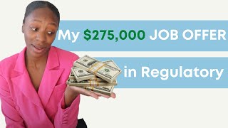 How I got a Regulatory Affairs Job Offer for 275 000 as an Associate Director [upl. by Dnallor]