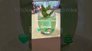 Deceptively sweet 😋 🌿 🧹 cocktail wicked wickedmusical elphaba drinks [upl. by O'Shee]