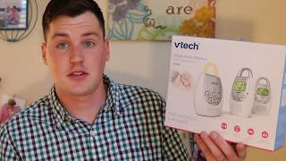 Vtech Digital Audio Baby Monitor DM2212 UnboxingSetup  Review [upl. by Diane-Marie]