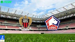 EA FC 25 l OGC NICE  LOSC LILLE l Résumé l ASM  LOSC League 1  202425 [upl. by Pinkham]