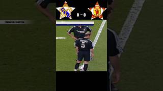 Real Madrid 🆚 Manchester united championsleague 2003 legandary match highlights shorts [upl. by Alael]