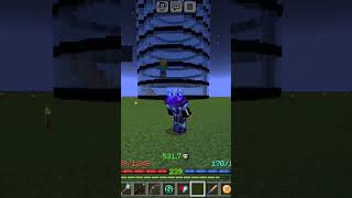 Crafting Reaper Falchion Sword  Minecraft minecraft craftersmc gaming skyblock trending [upl. by Ydderf574]