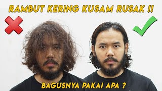 Cara Merawat dan Memperbaiki Rambut RUSAK [upl. by Leamse]