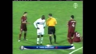 Balotelli red card vs Ruben Kazan [upl. by Nyraf]