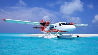 MOST BEAUTIFUL FLIGHT IN THE WORLD Maldives seaplane transfer [upl. by Brod]