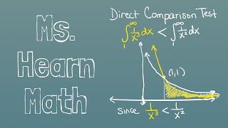 Use Direct Comparison to Show Convergence amp Divergence of Improper Integrals not series [upl. by Ynagoham]