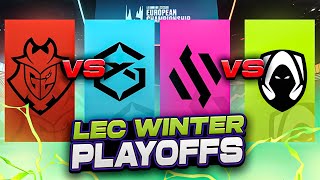 LEC WINTER PLAYOFFS  BDS vs TH  G2 vs GX [upl. by Orlena]