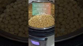 Boil Chickpeas in Nutricook Pressure Cooker [upl. by Yennep]