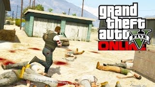 GTA 5 Online  Survival Round 10 quotUnnatural Selectionquot Achievement  Trophy Guide GTA V [upl. by Yatnohs934]