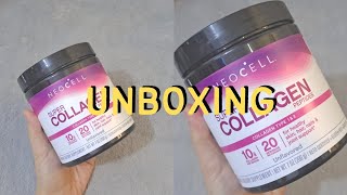 Neocell Super Collagen Powder • Unflavored  Unboxing [upl. by Anaid129]