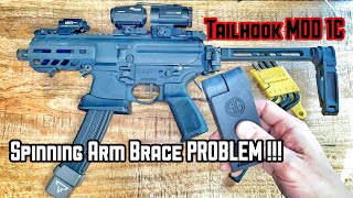 【Gun⁴¹】 Sig MPX K Tailhook MOD 1C The Ultimate Brace Solution 🔧🔫 [upl. by Naahs]