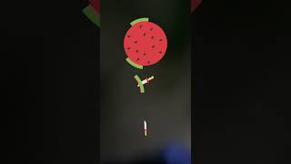 Watermelon knife thrower stickman [upl. by Meill]