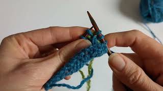 Right Lifted Increase RLI in knitting [upl. by Mazur]