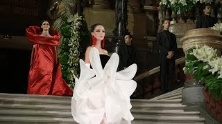 Dramatic Elegance by Stephane Rolland Paris Haute Couture FallWinter 202324  FashionTV  FTV [upl. by Pitchford836]