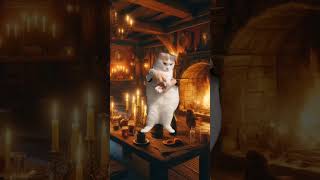 Youve seen this cat dancing to EDM but what about hobbit music Well there you have it [upl. by Ostraw]