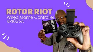 Rotor Riot Mobile Gaming Controller RR1825A  Review [upl. by Amadeo]