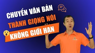 Chuyển văn bản thành giọng nói miễn phí không giới hạn ký tự Bùi Duy Phương [upl. by Aliac]