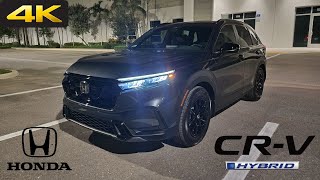 2024 Honda CRV SportL Hybrid  POV Night Drive 4K Binaural Audio 8 Speaker Sound System [upl. by Julia]