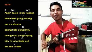 13🎸Angin Bawa Kabar Ka Sana  Nanaku  Chord Gitar TandhaTanya [upl. by Yesnikcm582]