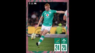 SOUTH AFRICA vs IRELAND  CIARAN FRAWLEY Winning Drop Goal [upl. by Pickar]