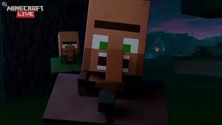 Villager News Pale Garden amp Creaking  Cinematic Minecraft Live 2024 [upl. by Nilrem779]