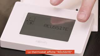 Mettre en mode appairage un thermostat programmable fil pilote Somfy sur une application [upl. by Reivaj]