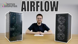 Kolink Observatory Lite vs Mesh Gehäuse Airflow Test [upl. by Yeltsew966]