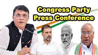 Congress Party Press Conference  Pawan Khera  Rahul Gandhi  Narendra Modi [upl. by Mourant551]