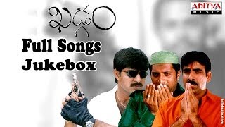 Khadgam Telugu Movie Full Songs  Jukebox  Ravi TejaSrikanth Sonali Bindhre [upl. by Akimot102]