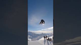 WORLD FIRST fs 2160📚😱 🏂 🏂Ian Matteoli snowboarding snowboard italia [upl. by Ydissahc958]