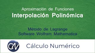 Interpolación Polinómica  Método de Lagrange  Ejercicio 4 [upl. by Chancey]