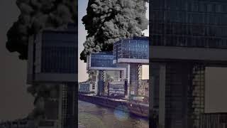 Animation  EXPLOSIVE Eruption Laacher See  Sicht aus Köln🌋 [upl. by Yelyah402]