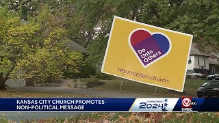 Local megachurch launches kindness campaign with nonpolitical signs [upl. by Bala411]