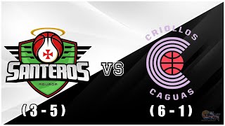 BSN l Santeros de Aguada 35 vs Criollos de Caguas 61 SomosLaPresión Racha [upl. by Ailla7]