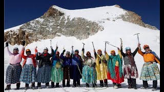 CHOLITAS ALPINISTAS CHOLITAS QUE CONQUISTAN MONTAÑAS [upl. by Iras]